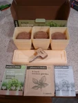 New Planter's Choice Indoor Organic Herb Growing Kit - 9 Window Garden. Fixed Price $33.80.