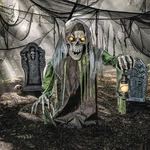 4 Ft. 10" Animated Light-up Corroded Skeleton Reaper Morris Costumes. Fixed Price $384.42.
