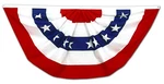 Annin Flagmakers Pleated Full Fan Bunting Decorations, Large, 3 X 6 Feet.... Fixed Price $58.88.