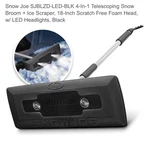Snow Joe Sjblzd Illum-n Led Lighted 4-IN-1 Broom Plus Ice Scraper Open Box. Fixed Price $35.00.