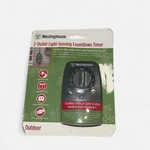 Westinghouse 2-OUTLET Sensing Countdown Timer Outdoor. Fixed Price $12.00.