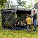 Outsunny 11FT Pop Up Gazebo Screen Tent With Removable Roof. Fixed Price $169.99.