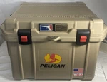 Pelican Progear 45 Qt Elite Marine Cooler Beautiful Condition Bass Fishing Chest. Fixed Price $249.00.