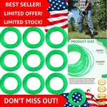 High-performance 0.080" String Trimmer Line 9 Pack Compatible With Greenworks. Fixed Price $27.99.