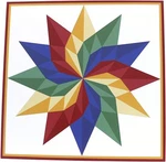 Amishtoybox.com Barn Quilt - Dahlia "sunburst" Design Outdoor Wall Sign.... Fixed Price $399.50.