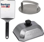 5462 Hamburger Kit (3 Piece) Metal Flipper Spatula Turner, Basting Cover &. Fixed Price $71.78.