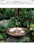 Good Directions Rain Chain Polished Copper BASIN-479P. Fixed Price $72.00.