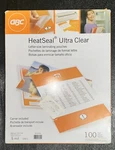Gbc Heat Seal Ultra Clear Laminating Pouches Letter Size 5MIL 100PK New. Fixed Price $40.99.