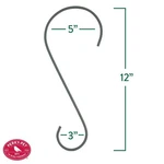Perky-pet 12.38 In. X 4.88 W 0.2 Bird Feeder Hook (pack Of 5). Fixed Price $22.51.