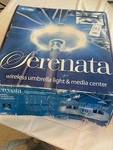 Treasure Garden Serenata Wireless Umbrella Led Light & Media/music Center Iron. Fixed Price $79.99.