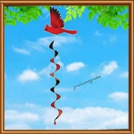 Cardinal Twister Wind Spinner 30" PD23147 Yard Garden Decor Free Ship. Fixed Price $21.95.