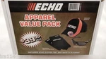 99988801526 Echo Apparel Value Pack - Hat, Safety Glasses, Gloves. Fixed Price $49.99.