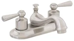 New Mintcraft Satin Nickel 2 Handle Lavatory Faucet With Pop Up Sale 0346437. Fixed Price $28.95.