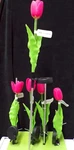 Tulip Solar Garden Stake Red 28" New Evergreen. Fixed Price $10.00.