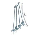 Shelterlogic Shelterauger 4PIECE 30INCH Reusable Heavy Duty Steel Earth Auger.... Fixed Price $71.41.