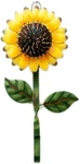Metal Sunflower Wall Decor Key Holder, Bathroom Towel And Robe Hook,. Fixed Price $11.99.