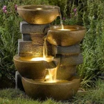 Jeco Pots Glass Water Fountain With Led Light Gray. Fixed Price $168.87.
