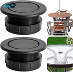 2 Pcs Inch Parasol Umbrella Hole Ring Plug And Cap Set Thicker Patio Table. Fixed Price $12.98.