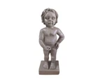 Classic Belgian Boy Design Pond Statue Stone Color Garden Water Feature. Fixed Price $109.95.
