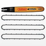 18" Bar & Chains Combo Fits Stihl 025 MS250 MS251 .325 .063 68 Dl A074 Mount. Fixed Price $43.99.