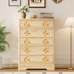 Tall Bedroom Dresser 3/5-DRAWER Chest With Decorative Knobs For Storage. Fixed Price $164.61.
