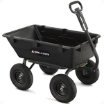 Gorilla Carts Poly Garden Dump Camping Wagon, 1200 Pound Capacity. Fixed Price $226.59.