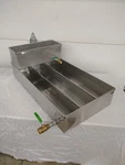 Maple Syrup Pan 18X34X6 W/ Dividers, Warming And Valves Stainless Evaporator. Fixed Price $429.00.
