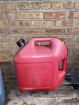 Blitz 5 Gallon Vented Two Handle Vintage Pre-ban Spout Good Condition Gas Can. Fixed Price $28.00.