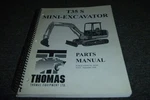 Thomas T35 Mini Excavator Parts Catalog Manual 44209 Xz. Fixed Price $296.03.