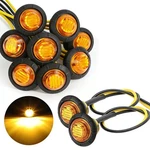 10 50PCS Amber 3/4"ROUND Led Bullet Clearance Side Truck Trailer Marker Lights. Fixed Price $53.19.