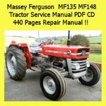 Massey Ferguson 135 148 Tractor Manual, + Continental Diesel Cyl. Computer Cd. Fixed Price $12.97.