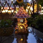 Fairy Garden Outdoor Figurine Lights, Houses For Outside, Sta. Fixed Price $39.66.