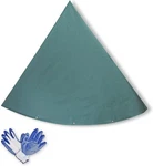 48X61 Outdoor Fountain Cover 600D Waterproof Bird Bath Patio W/ Gloves Uv Shield. Fixed Price $31.95.