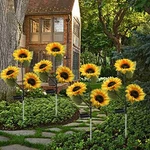 Solar Powered Sunflower Garden Lights Waterproof Outdoor Decorative Led Lamp. Fixed Price $34.99.