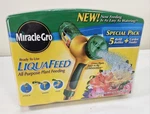 Miracle-gro Gareden Feeder Nozzle 5 Bottles Liquafeed Kit 80OZ Grow Twice As Big. Fixed Price $24.00.