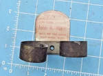 Vintage John Burns Wolf Creek Montana Advertising Broom Handle Holder. Fixed Price $35.00.