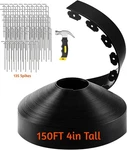 150FT Garden No Dig Landscape Edging Border Kit 4"TALL Flexible Yard Lawn. Fixed Price $95.00.