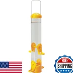 Stokes Select Thistle Tube Bird Feeder With Six Feeding Ports, Yellow, 1.6 Lb. Fixed Price $34.99.