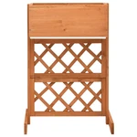 Planter Flower Box Trellis Raised Bed Outdoor Solid Firwood Vidaxl. Fixed Price $36.99.