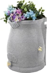 Good Ideas Rain Saver 50 Gallon Urn Shaped Water Storage Barrel With Planter And. Fixed Price $179.02.
