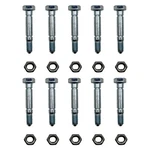 (pack Of 10) Shear Bolt And Nut Fit Snapper 1-3865 13865 7091550YP. Fixed Price $15.19.