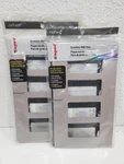 Legrand Radiant Screwless Wall Plates Decorator Rocker Outlets 4-GANG Nickel X2. Fixed Price $30.00.