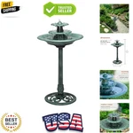 35" Tall 3-TIER Outdoor Pedestal Water Fountain Durable Resin Cascading Wat.... Fixed Price $89.59.