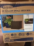 Suncast Deck Patio Toy Storage Box Bin Container Waterproof For Outdoor Indoor. Fixed Price $49.00.
