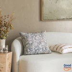 Square Floral Throw Pillow Blue - Threshold. Fixed Price $30.00.
