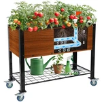 Raised Garden Bed 36X16X30 Elevated Planter Box Self Watering Home Cult Legs. Fixed Price $179.99.
