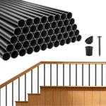 Black Aluminum Deck Balusters 125-PC, 26IN, 3/4" Od, Weather-resistant Finish. Fixed Price $194.34.