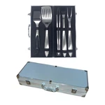 Mr. Grill Premium 5 Piece Bbq Tool Set Aluminum Case Professional. Fixed Price $29.99.