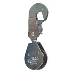 2" Zinc Plated Latching Swivel Hook Single Pulley. Fixed Price $21.74.