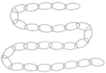 National V2662 Series N275-016 Extension Chain, 36 Length, White, Steel. Fixed Price $14.83.